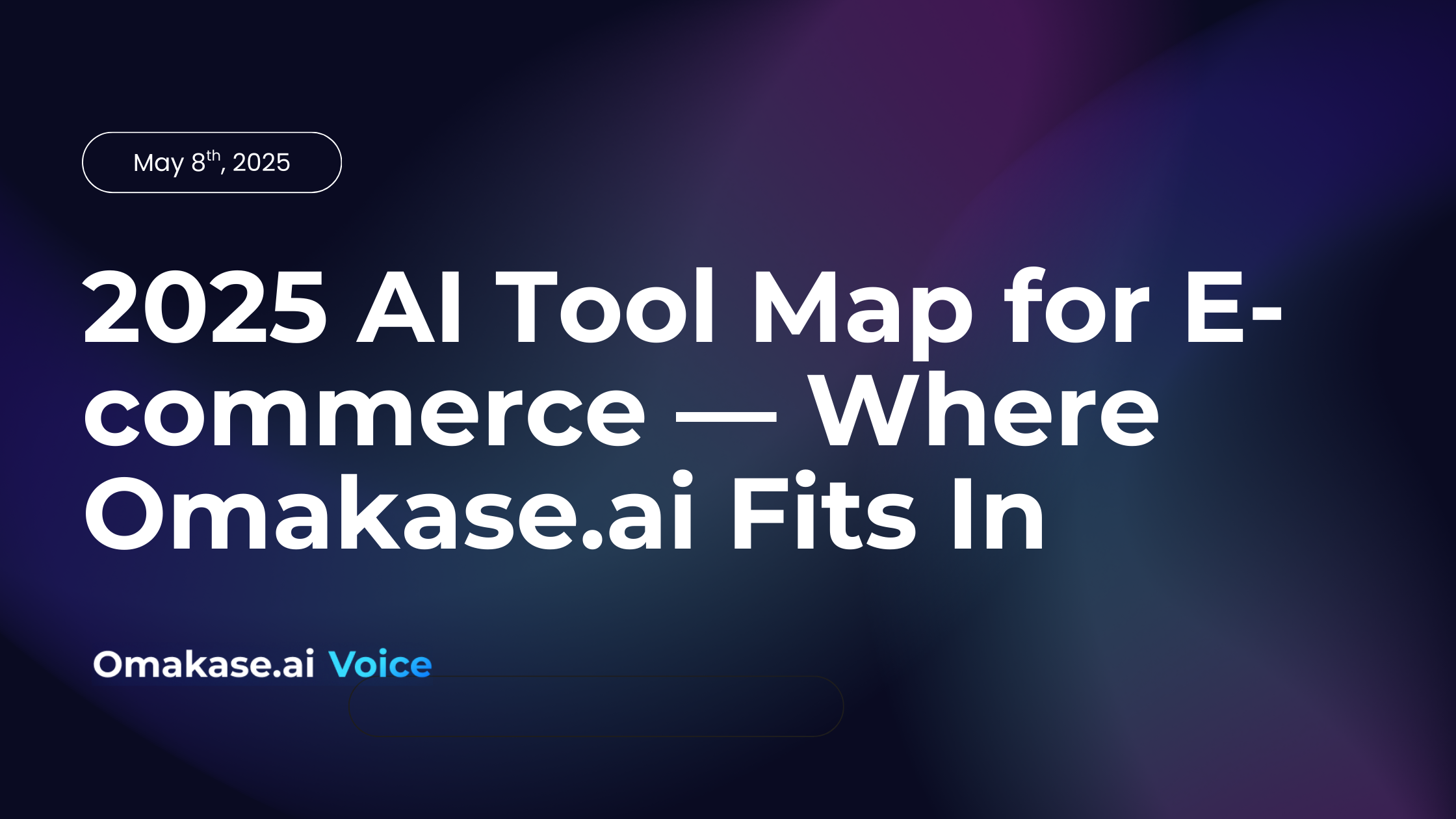 Featured image for 2025 AI Tool Map for E-commerce — Where Omakase.ai Fits In