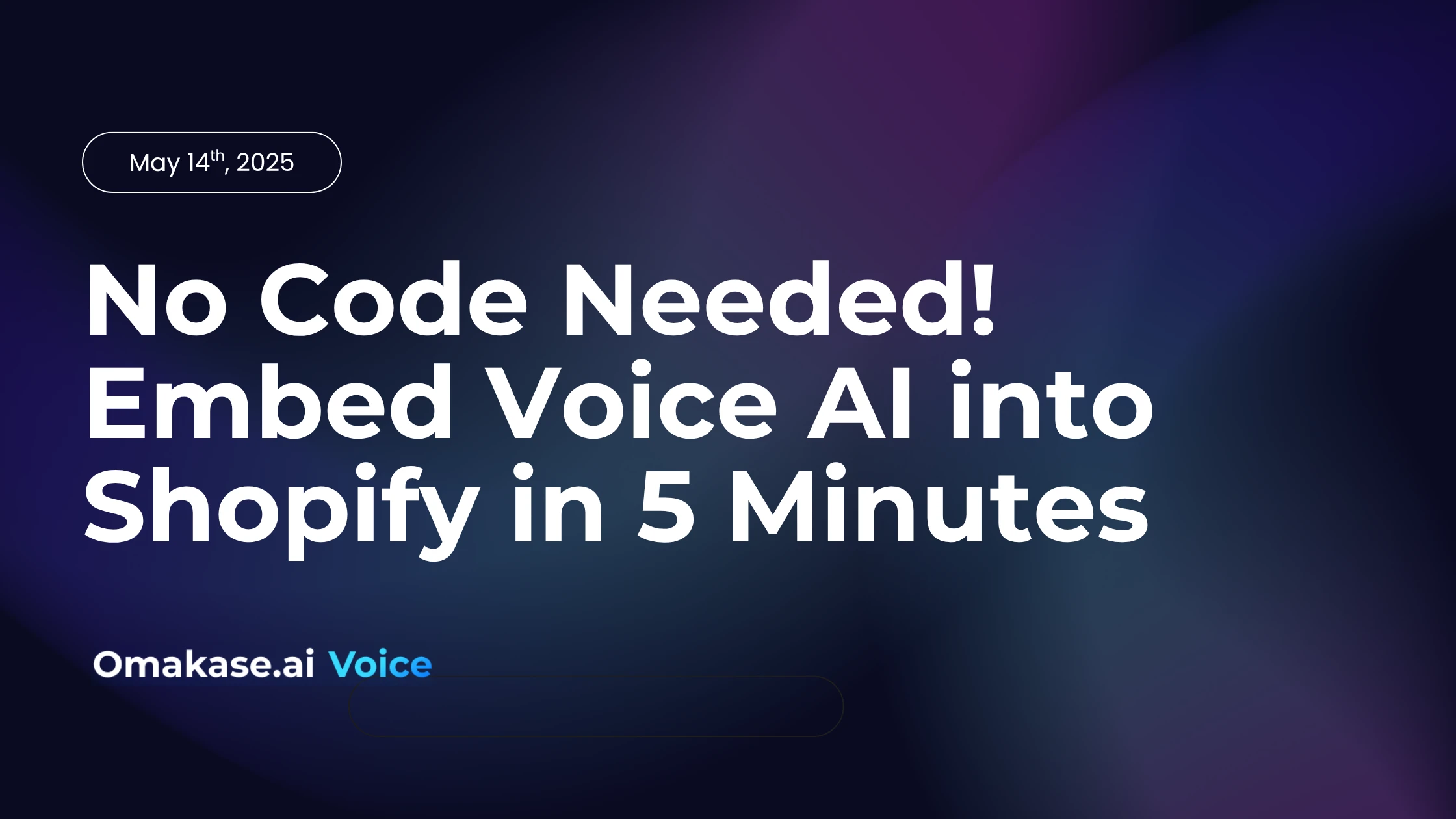 Featured image for No Code Needed! Embed Voice AI into Shopify in 5 Minutes