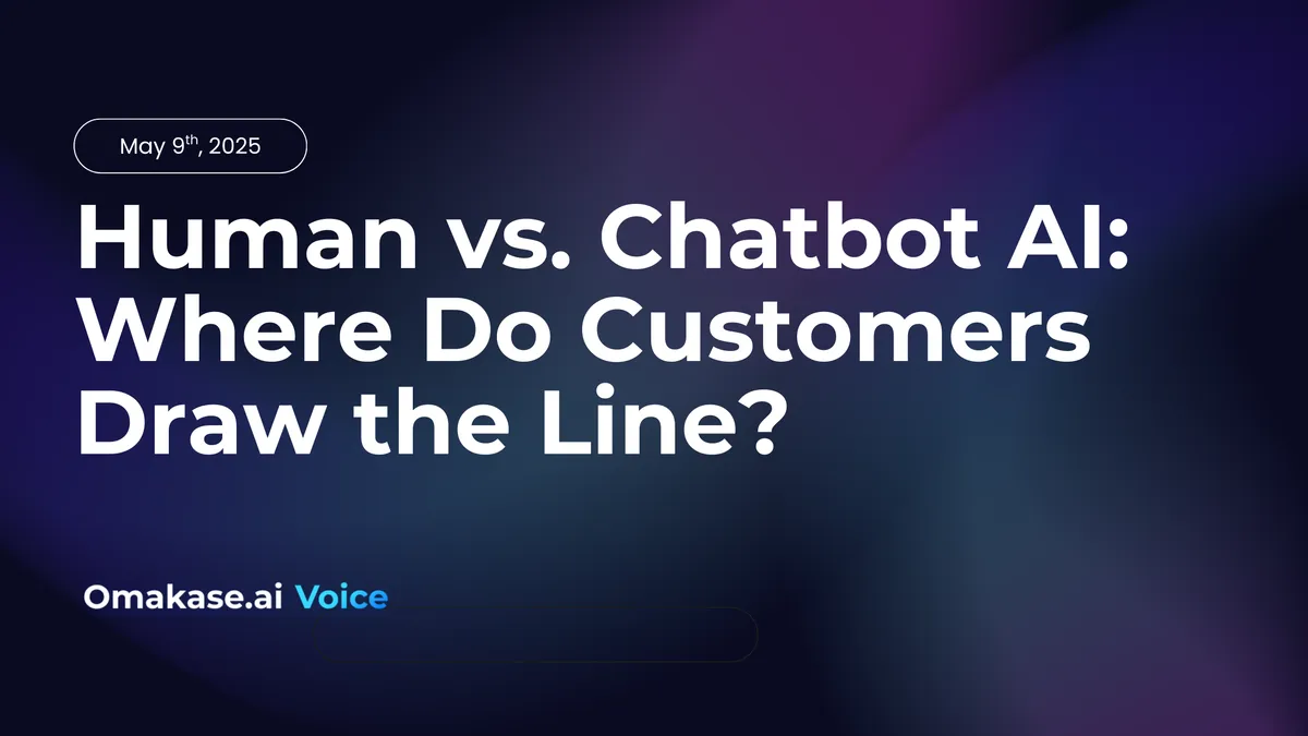 Featured image for Human vs. Chatbot AI: Where Do Customers Draw the Line?